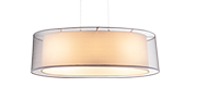 Lampy wiszące z materiału