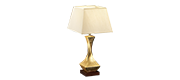 Lampy stołowe z materiału