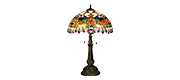 Lampy stołowe witrażowe - Tiffany